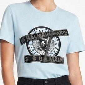 Women's Premium Sky Blue Graphic Printed  T-Shirt Everyday Fashion Wear