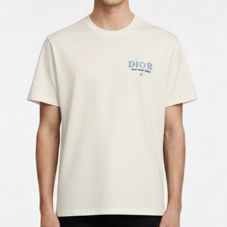Luxury Crew Neck T-Shirt with Minimal Chest Logo