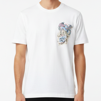 Premium Graphic Printed White T-Shirt  Trendy Street Style Collection