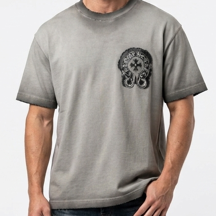 Premium Grey Graphic Oversized T-Shirt