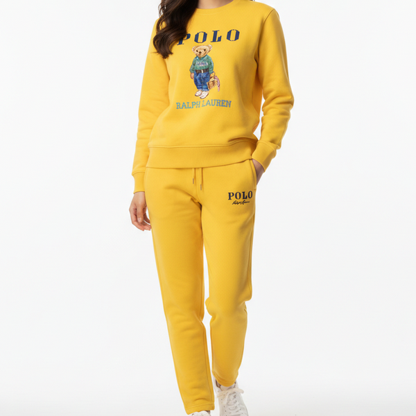 Premium Yellow Tracksuit Set For Women