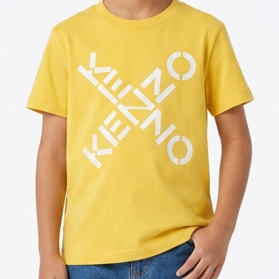 Premium Kids Yellow Printed T-Shirt  Stylish & Comfortable Casual Wear