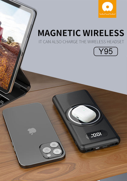 10000mah magnetic wireless 15W charging Power Bank For iPhone - Luxury at Less