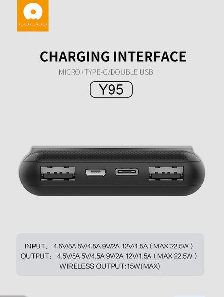 10000mah magnetic wireless 15W charging Power Bank For iPhone - Luxury at Less