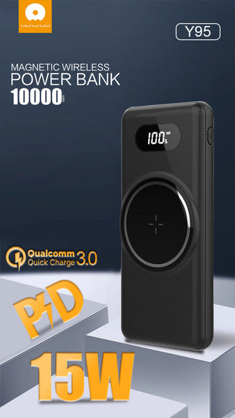 10000mah magnetic wireless 15W charging Power Bank For iPhone - Luxury at Less