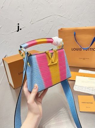 Luxurious Multi-hued Pastel Bag