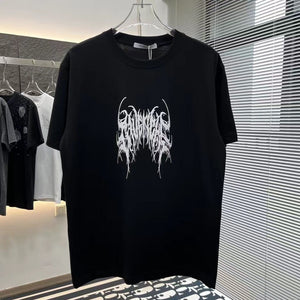 Branded Thorns Print Drop Shoulder  Tee