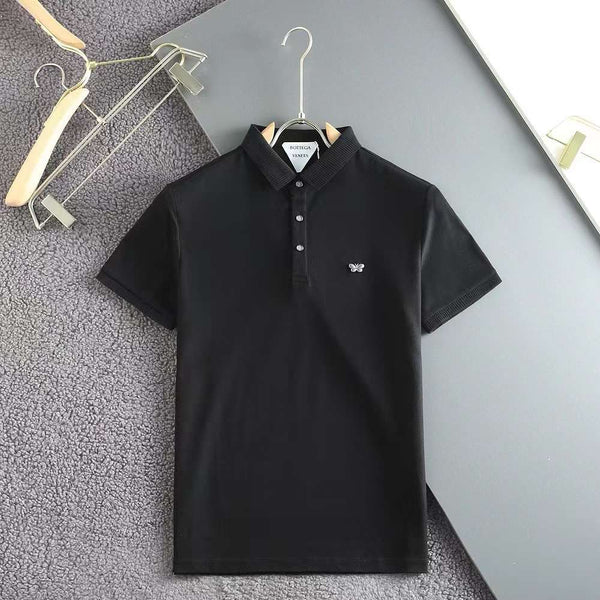 High-Class Initial Metal  Logo  Polo Shirt