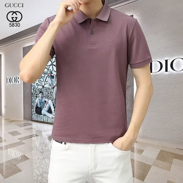 Premium GG Embroidered Logo Polo Tee