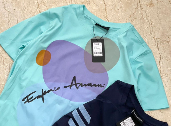 Branded Training Logo Print Crew-Neck T-Shirt