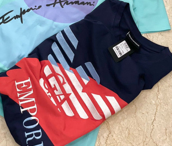 Branded Training Logo Print Crew-Neck T-Shirt