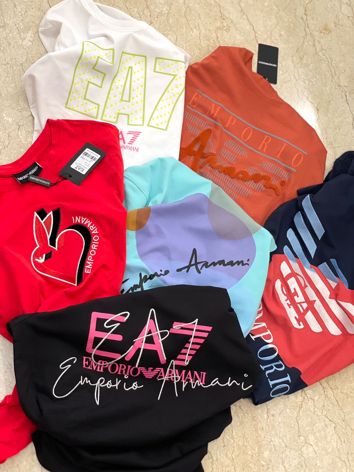Branded Training Logo Print Crew-Neck T-Shirt