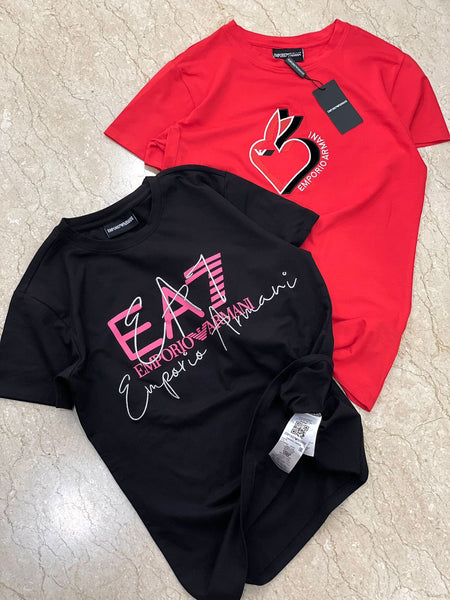 Branded Training Logo Print Crew-Neck T-Shirt