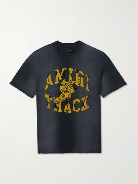 Track Logo-Flocked Premium T-shirt