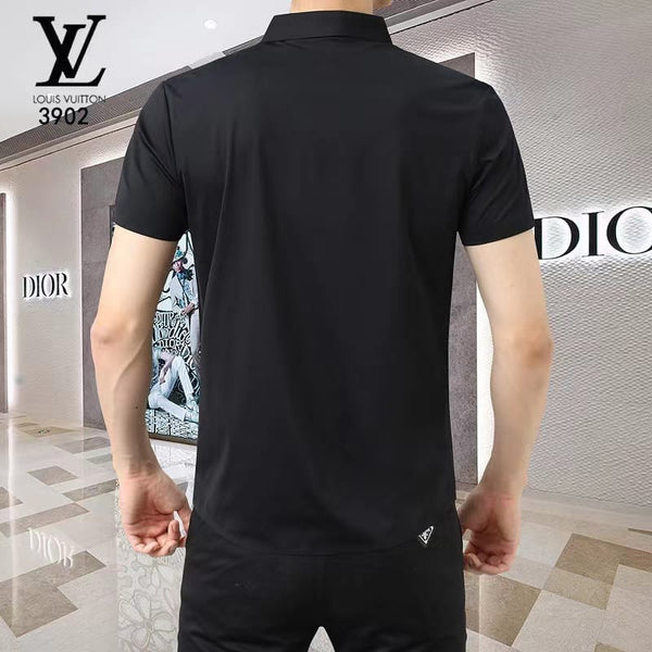 Elegant Style With  Initial Log Half Sleeve Shirt