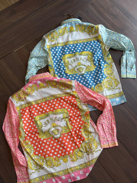 Latest Polka Dots Pattern Shirt For Men