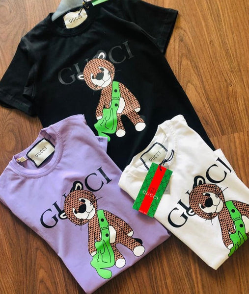 Premium Printed Teddy Bear T-shirt