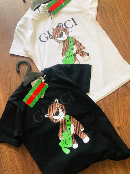 Premium Printed Teddy Bear T-shirt