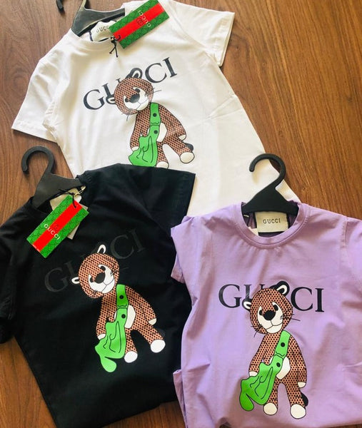 Premium Printed Teddy Bear T-shirt