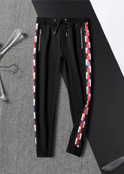 Black Monogram Print Imported Premium Tracksuit