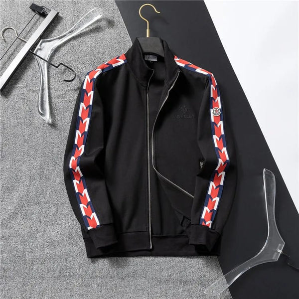 Black Monogram Print Imported Premium Tracksuit