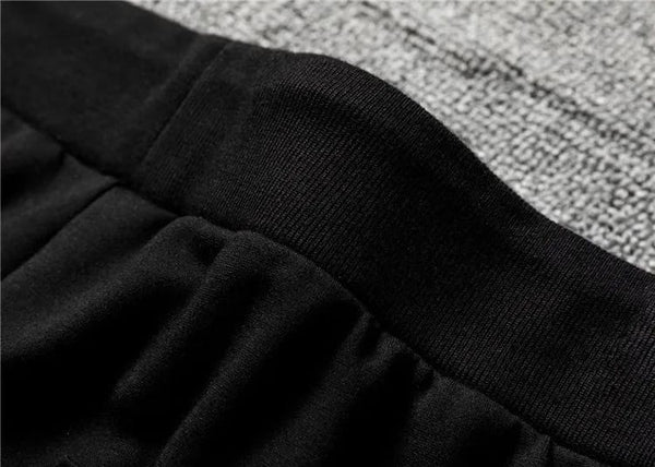 Black Monogram Print Imported Premium Tracksuit