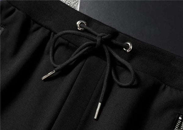 Black Monogram Print Imported Premium Tracksuit