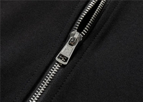 Black Monogram Print Imported Premium Tracksuit