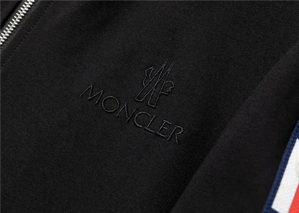 Black Monogram Print Imported Premium Tracksuit