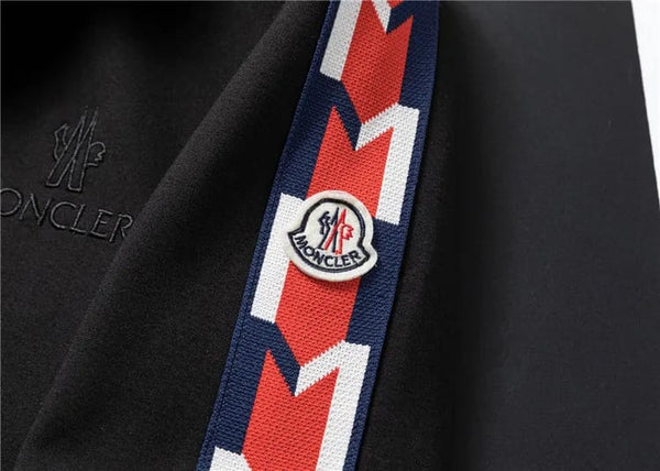 Black Monogram Print Imported Premium Tracksuit