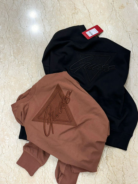 Premium Embossed Logo Round Neck Tracksuit