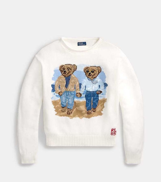 Premium Embroidered  Bear Pullover