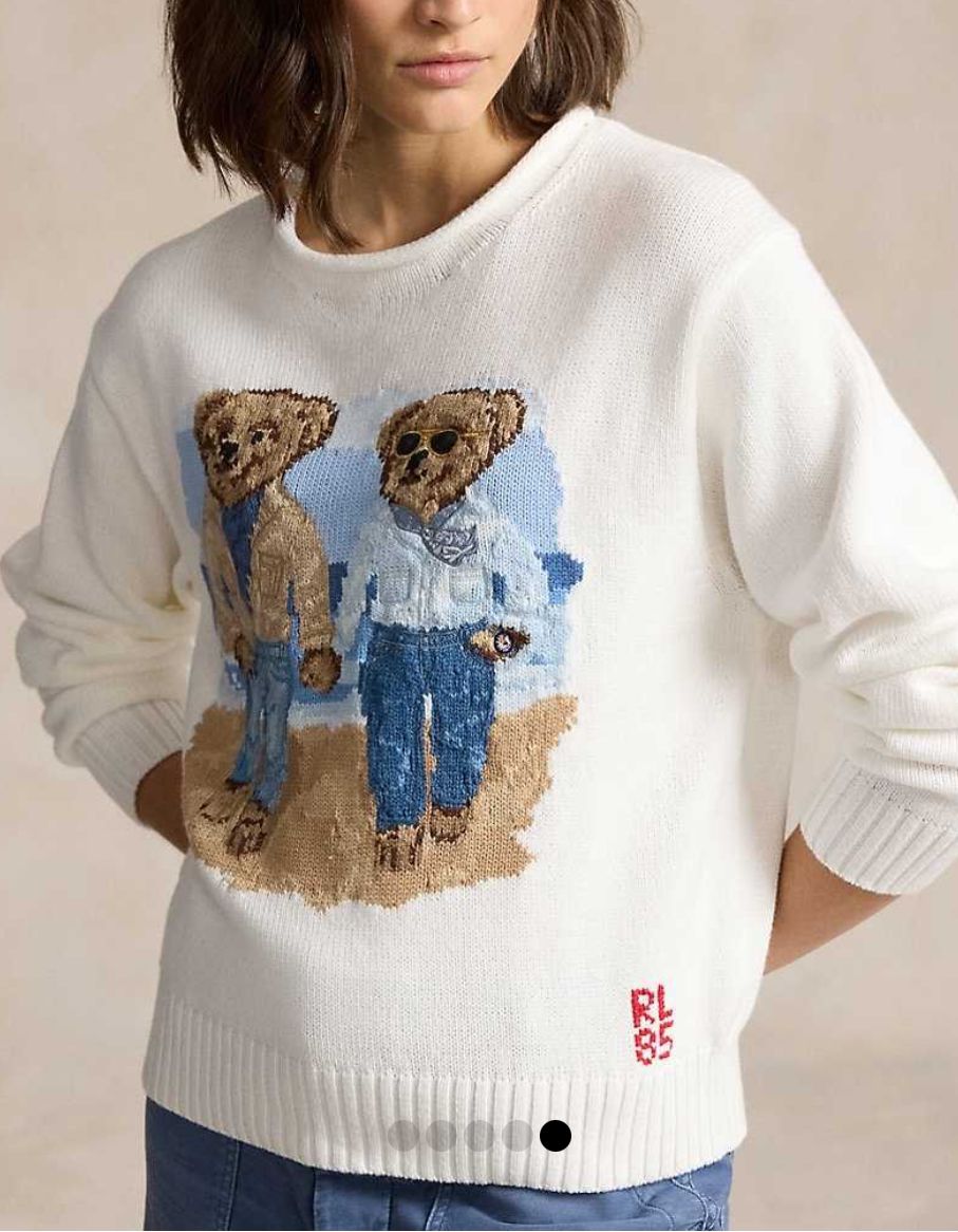 Premium Embroidered  Bear Pullover