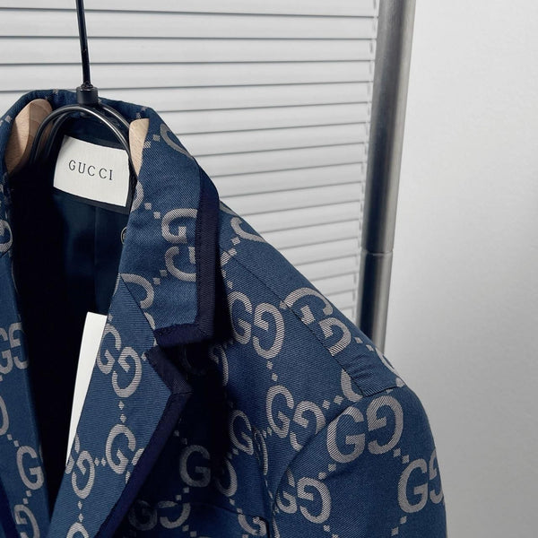 Luxury  GG   Monogram  Branded Blazer