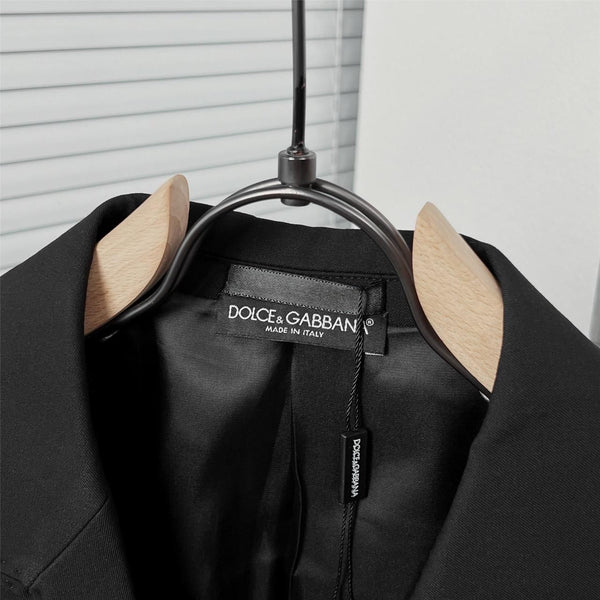 Luxury  Logo-Badge Blazer Pant Set