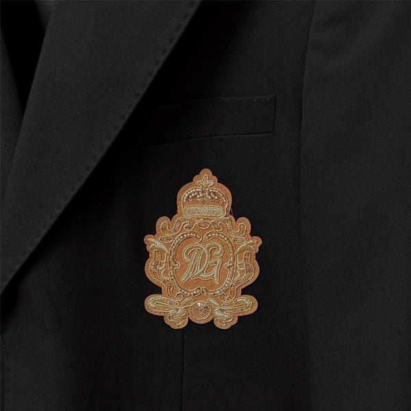 Luxury  Logo-Badge Blazer Pant Set