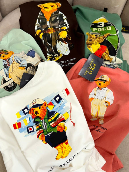 Premium  Bear Cotton Jersey T-Shirt