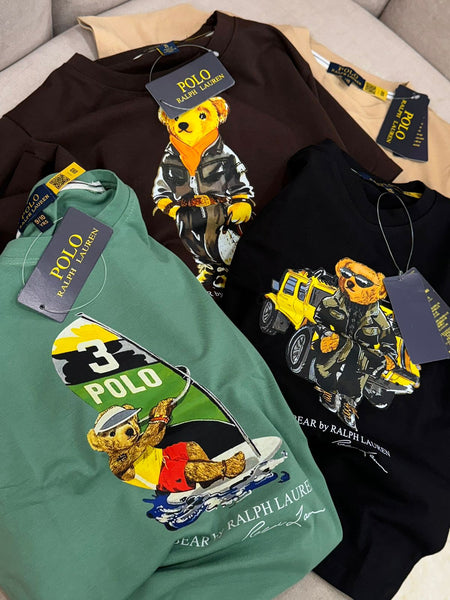 Premium  Bear Cotton Jersey T-Shirt