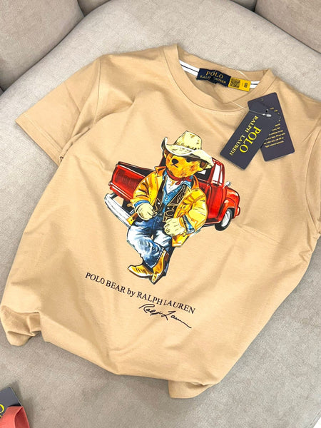 Premium  Bear Cotton Jersey T-Shirt