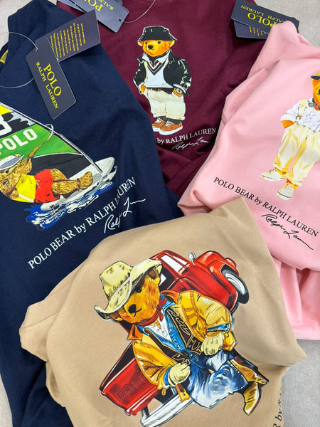 Premium  Bear Cotton Jersey T-Shirt