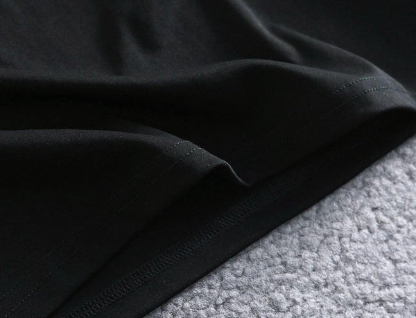 Luxury Drop Shoulder T-Shirt With  Brand Logo