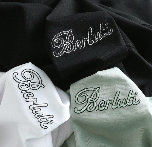 Luxury Drop Shoulder T-Shirt With  Brand Logo