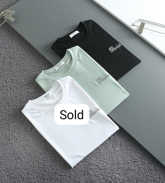 Luxury Drop Shoulder T-Shirt With  Brand Logo