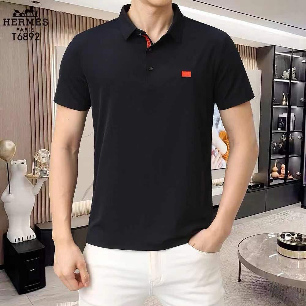Premium Quality Patch Logo Polo Collar T-shirt