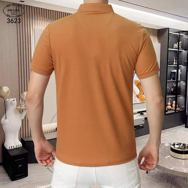 Premium Quality Patch Logo  Polo Collar T-shirt for Men