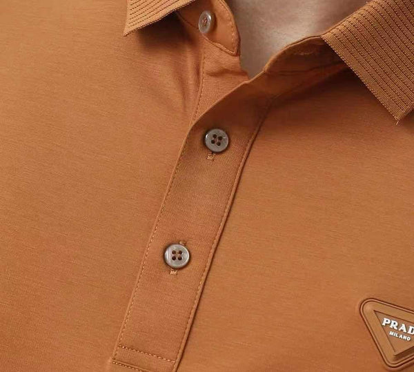 Premium Quality Patch Logo  Polo Collar T-shirt for Men