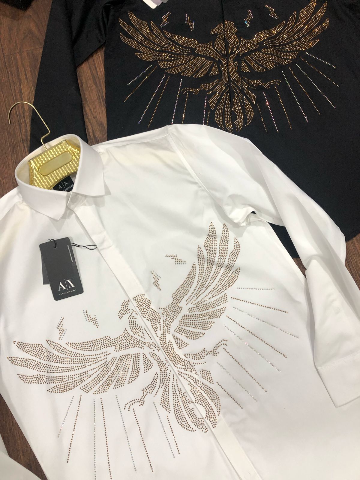 Premium Eagle Embellished Regular Fit Shirt for Men