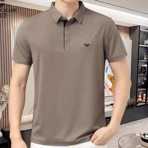 Branded Comfortable Patched Logo Regular Fit Polo  T-shirt