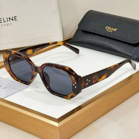 Square Tortoiseshell Acetate Sunglasses