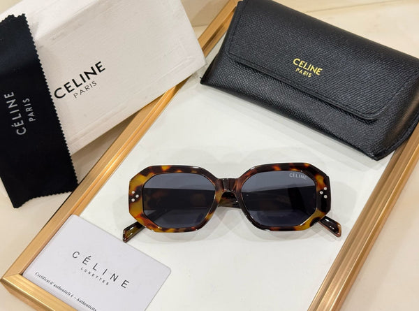 Square Tortoiseshell Acetate Sunglasses